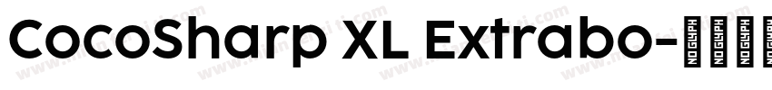 CocoSharp XL Extrabo字体转换